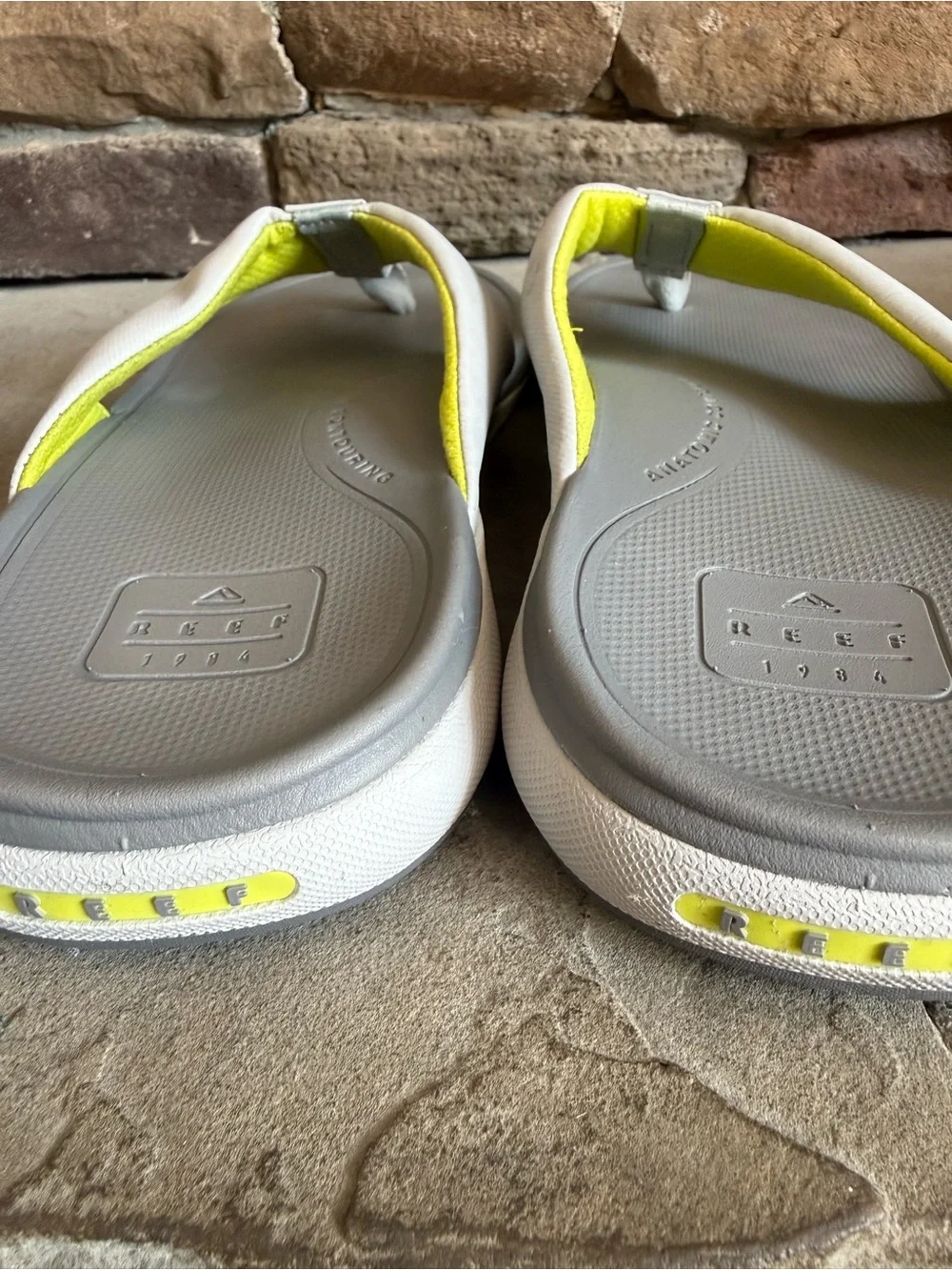 Reef Cushion Norte Sandal Flip Flop Size 11 Grey